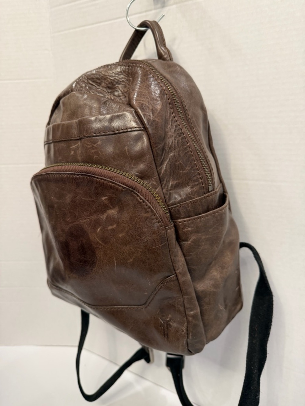 Frye Brown Leather Backpack - Picture 5 of 8